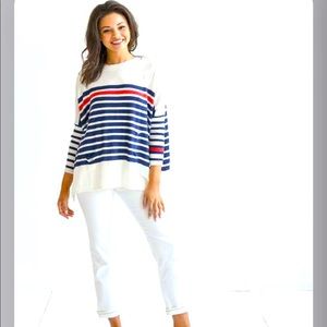 Mer Sea Catalina Stripe One Size Sweater
